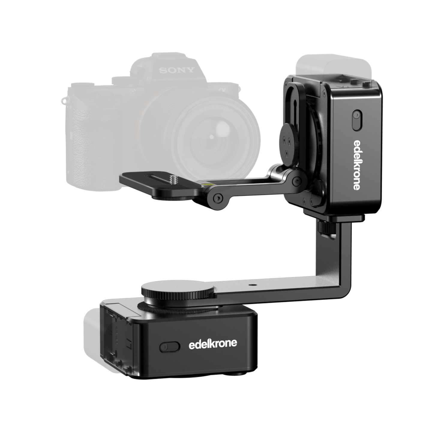 dual edelkrone HeadONE units with Tilt Module for pan-and-tilt motion