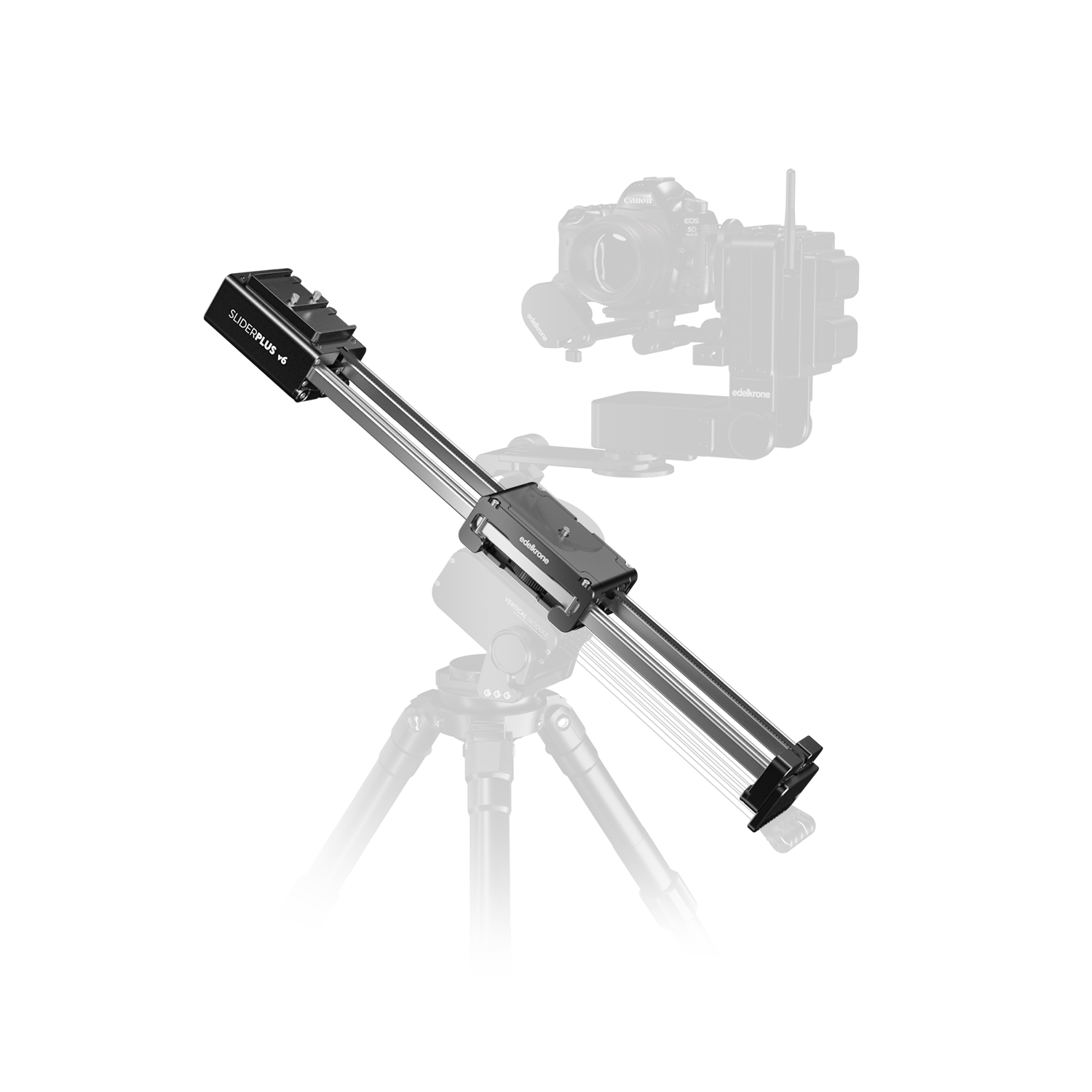 SliderPLUS v6 Motorized Double-Distance Camera Slider | edelkrone